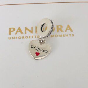 ✨🔥Pandora Sei Speciale Charm S925 Silver with box